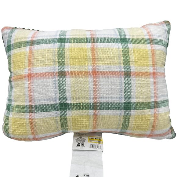 Threshold Bunny Chick Embroidered Pillow 100% Cotton Shell 19"x14" Spring Decor - Picture 6 of 16